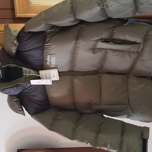 Axel Arigato Olive and Black Puffer Jacket